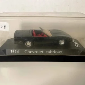 Chevrolet decappottabile nera Solido riferimento 1514 (auto americana)