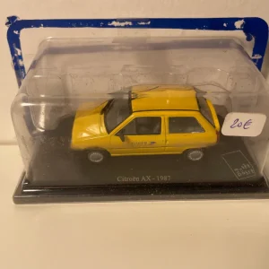 Citroën AX gialla del 1987, La Poste - PTT