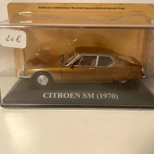 Citroën SM marrone del 1970 (scatola plexiglas)