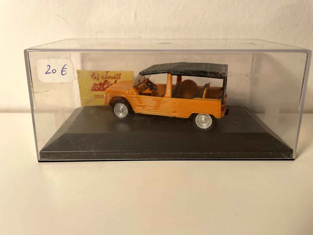 Citroën Méhari arancione del 1979 (scatola plexi)