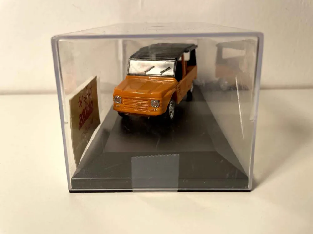 Citroën Méhari arancione del 1979 (scatola plexi)