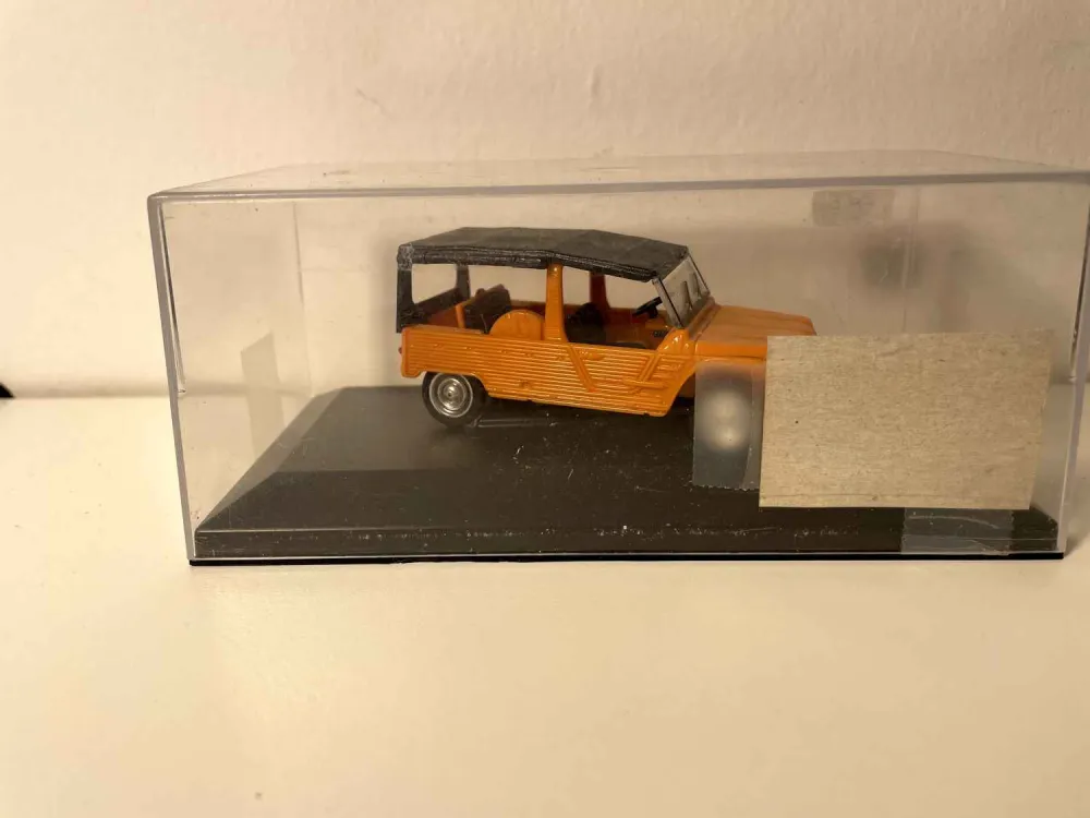 Citroën Méhari arancione del 1979 (scatola plexi)
