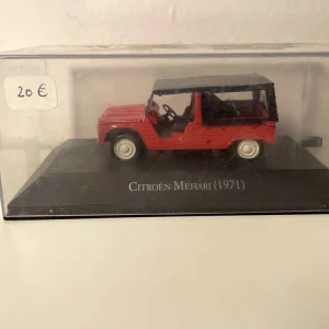 Citroën Méhari rossa del 1971 (scatola plexi)