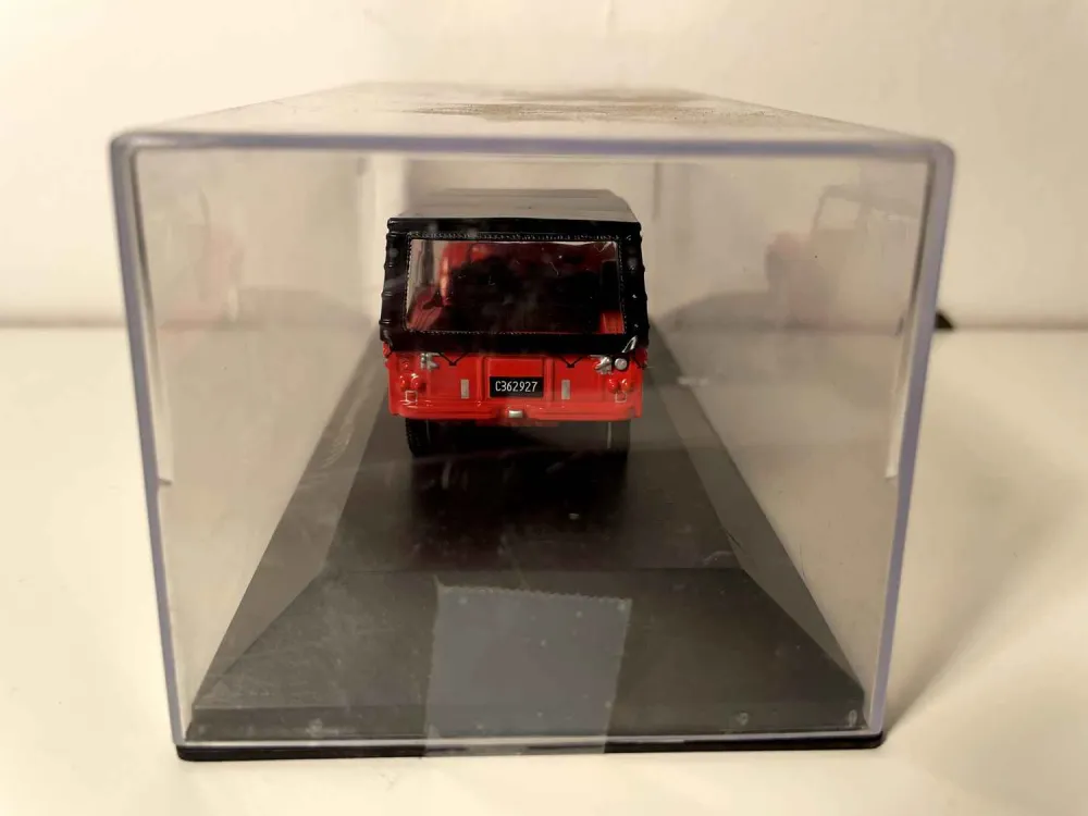 Citroën Méhari rossa del 1971 (scatola plexi)
