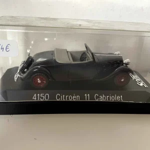 Citroën traction 11 convertibile nera (riferimento Solido 4150)