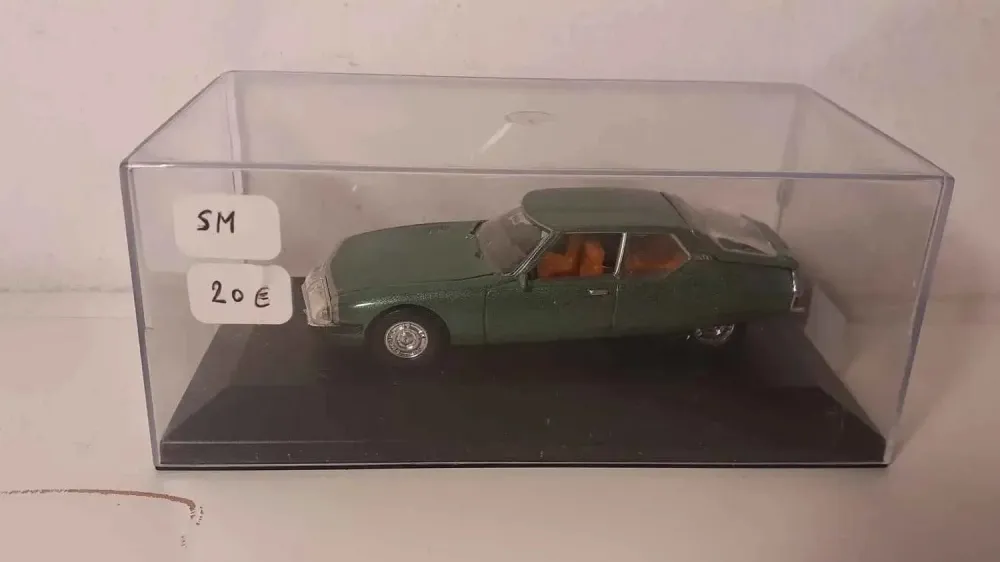Citroën SM verde (scatola plexiglas)