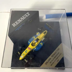 Dallara - Renault F397 gialla e blu numero 6 (Formula 1) scatola quadrata - campione GB F3 1997
