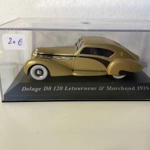 Delage D8 120 Letourneur e Marchand marrone del 1939