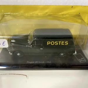 Familiare Peugeot 403 verde scuro del 1962 La Poste - PTT