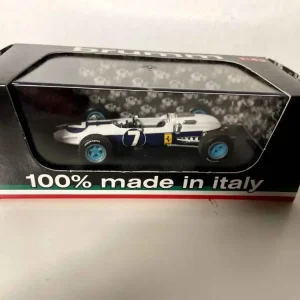 Ferrari 158 blu e bianca numero 7 del 1964 (Formula 1) - Gran Premio del Messico