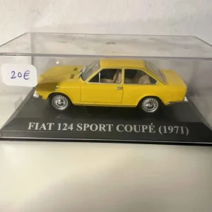 Fiat 124 Sport Coupé gialla del 1971