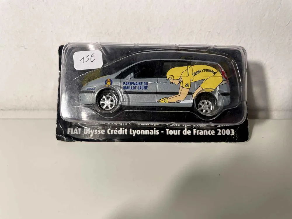 Fiat Ulysse "Crédit Lyonnais" blu/grigia Tour de France 2003