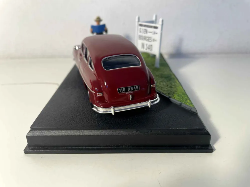 Ford Vedette bordeaux - Nationale 7 - La strada blu