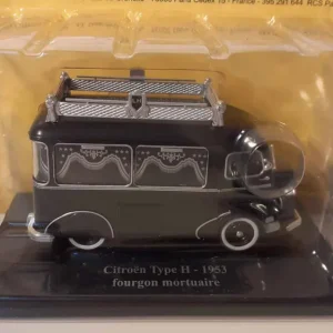 Furgone funebre Citroën Type H nero del 1953