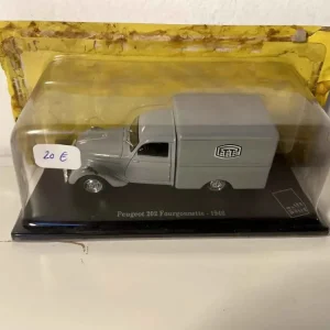 Furgone Peugeot 202 grigio del 1946 La Poste - PTT / TELEFONO