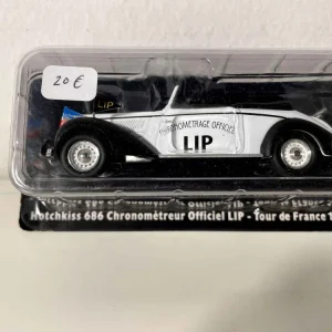 Hotchkiss 686 bianco e nero "Cronometrista ufficiale LIP" Tour de France 1955