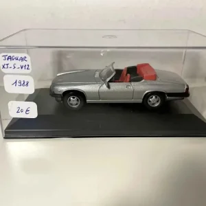 Jaguar XJ-S-V12 grigia del 1988 - Scatola singola plexiglas