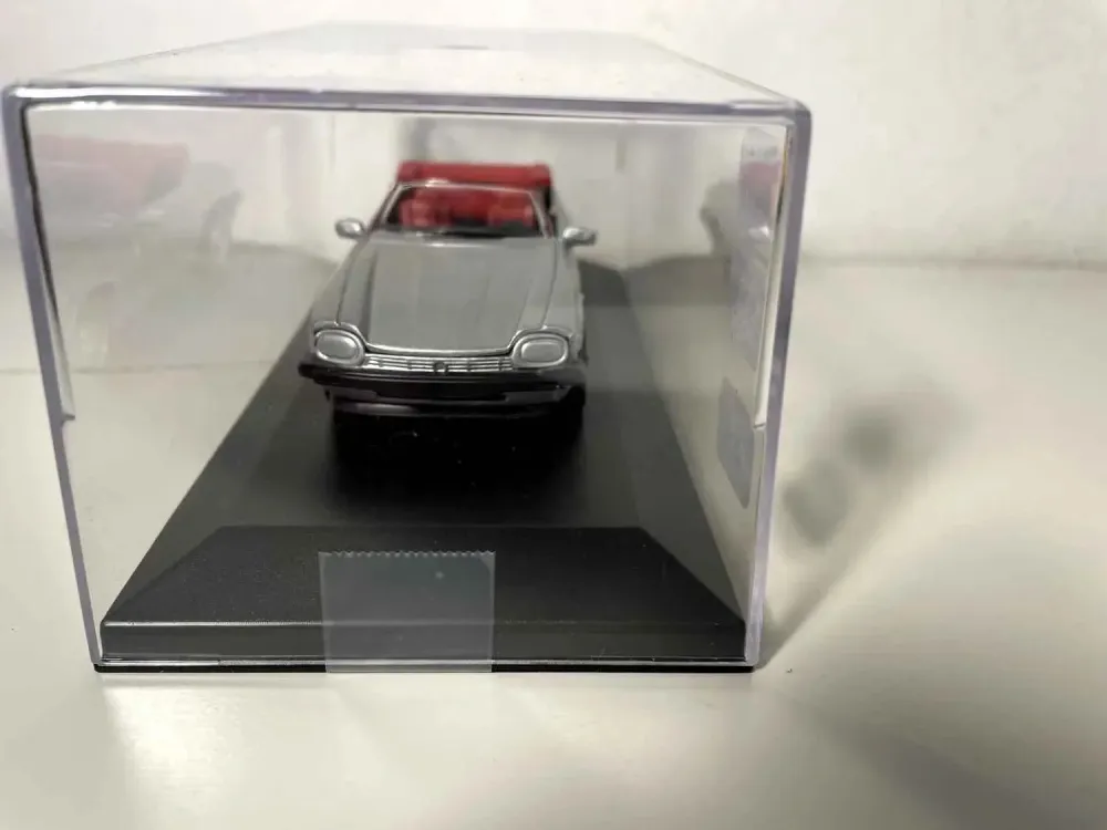 Jaguar XJ-S-V12 grigia del 1988 - Scatola singola plexiglas