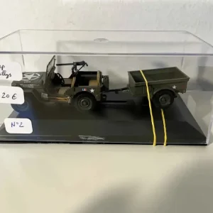 Jeep Willys con rimorchio (collezione Solido) - box n. 2