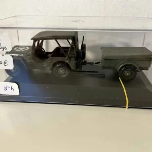 Jeep Willys + rimorchio (collezione Solido) - box n. 4