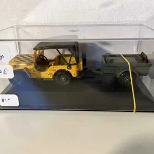 Jeep Willys e rimorchio (collezione Solido) - scatola n. 1