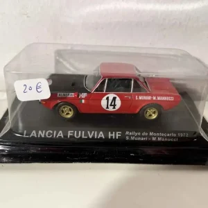 Lancia Fulvia HF rossa e nera (Rally di Monte Carlo 1972)