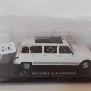 Limousine Renault 4L bianca