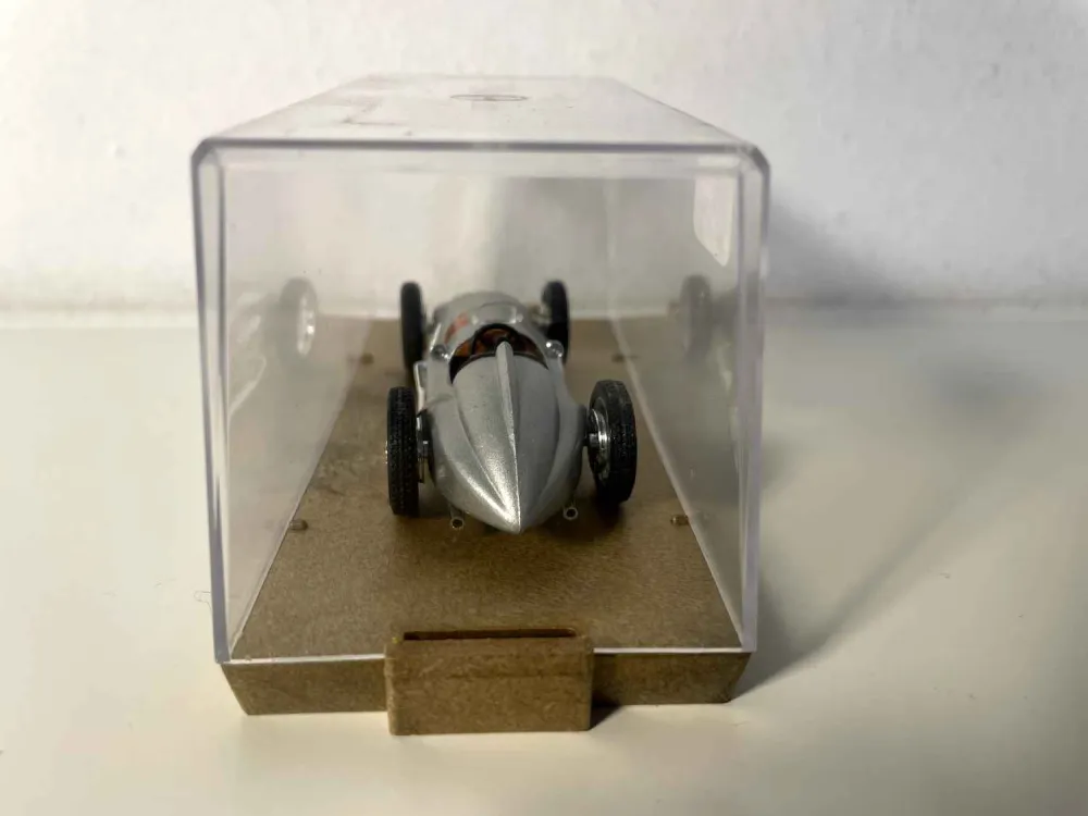 Mercedes Benz Grand Prix HP480 W 154 M 163 K del 1939 grigia numero 12 - auto da corsa (Brumm R37)