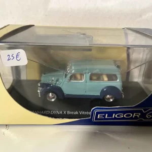Panhard dyna X break con finestre verdi e blu (Eligor)