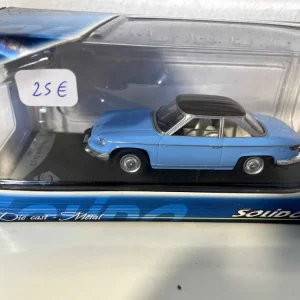 Panhard 24 CT tetto blu e nero (Solido)