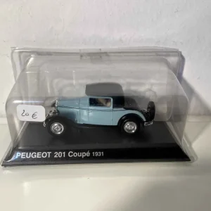 Peugeot 201 Coupé blu e nera del 1931