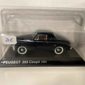 Peugeot 203 coupé blu scuro del 1954 (blister)