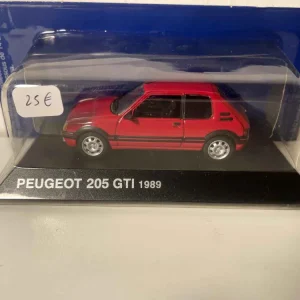 Peugeot 205 GTI rossa del 1989