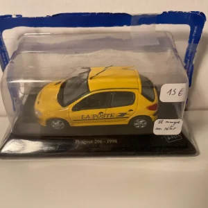 Peugeot 206 gialla del 1998 La Poste - PTT