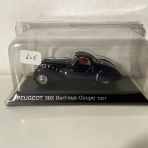 Peugeot 302 Darl'mat coupé blu scuro del 1937 (blister)