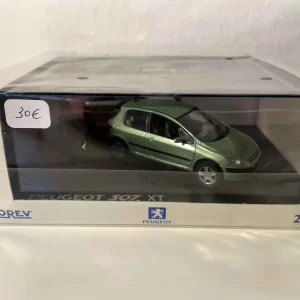 Peugeot 307 XT verde (set di scatole rettangolari) Norev