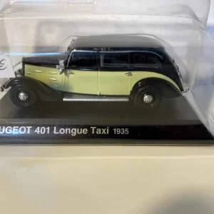 Peugeot 401 Long Taxi verde e nero del 1935