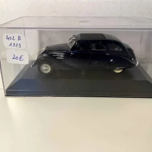 Peugeot 402B blu scuro del 1939 (scatola plexiglas)