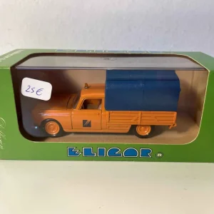 Peugeot 404 con telone arancione e blu (servizi autostradali) (Eligor)