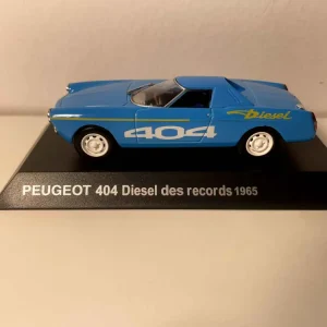 Peugeot 404 Diesel dai record del 1965 (auto blu)