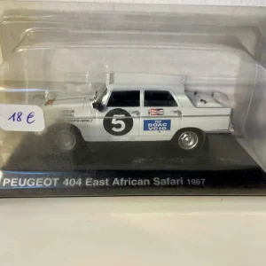 Peugeot 404 East African Safari bianca del 1967 (con numero 5)