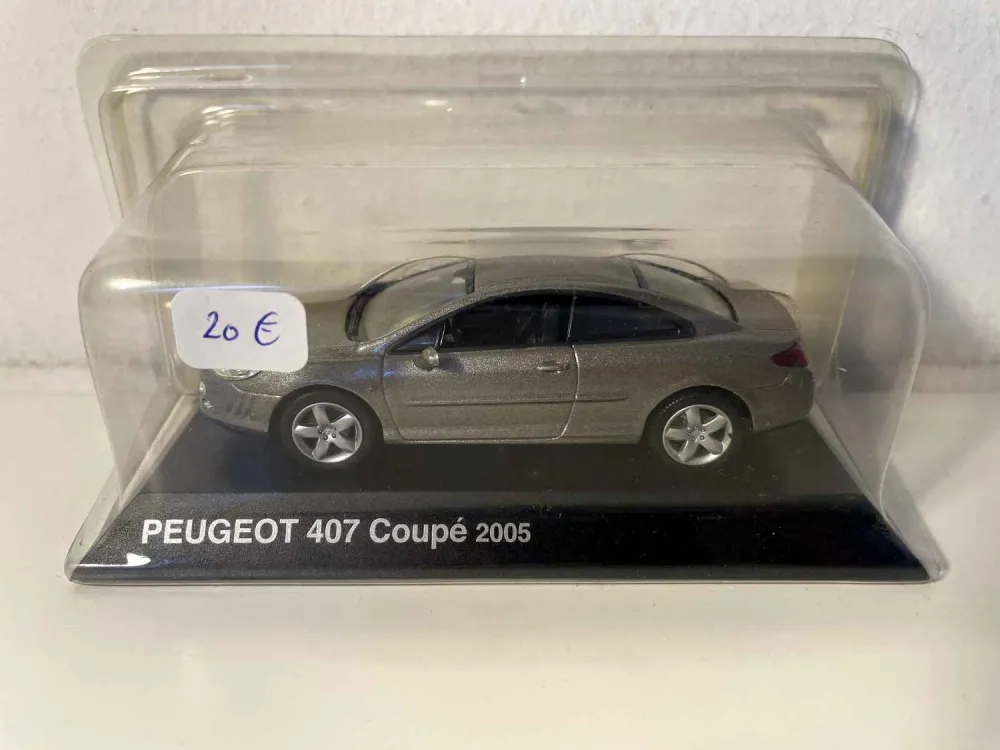 Peugeot 407 coupé marrone del 2005
