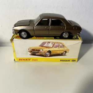 Peugeot 504 marrone DINKY-TOYS riferimento 011452 (Mécanno)