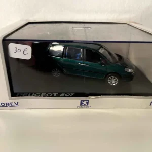 Peugeot 807 verde scuro (set di scatole rettangolari) Norev