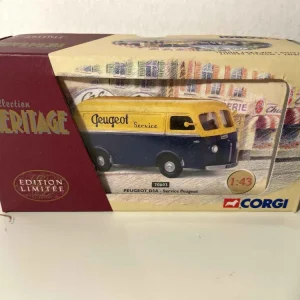 Peugeot D3A giallo e blu PEUGEOT SERVICE (Gorgi)