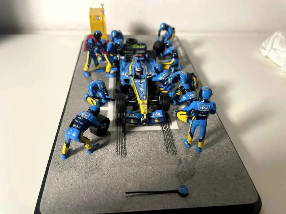 Pit Stop Renault F1 Team anno 2005 (Formula 1)