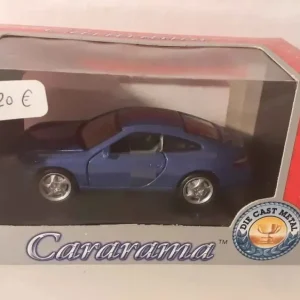 Porsche 911 Coupé blu (con disegno dell'auto sulla base)