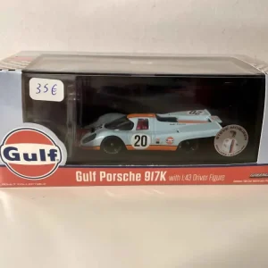 Porsche 917K nei colori GULF (blu e arancione) - l'auto di Steve McQueen alla 24 Ore di Le Mans