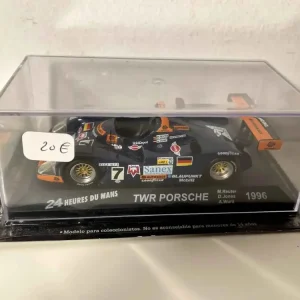 Porsche TWR blu e arancione numero 7 (24 Ore di Le Mans 1996)