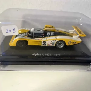 Renault Alpine 442B numero 2 giallo, bianco e nero del 1978